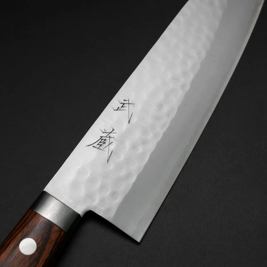 Santoku VG-1 Tsuchime Westlicher Mahagoni Griff 170mm - Image 3