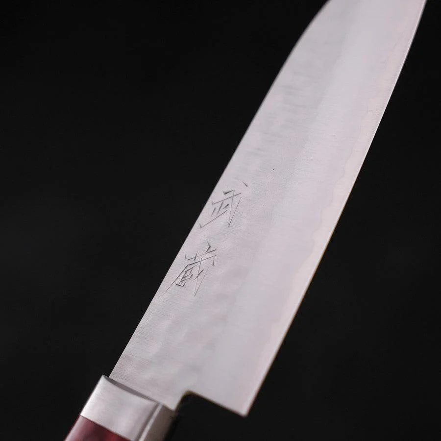 Santoku VG-1 Tsuchime Roter Westlicher Griff 135mm - Image 3