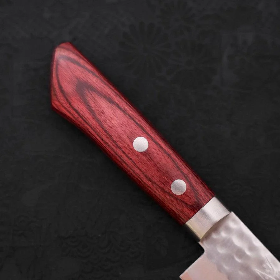 Santoku VG-1 Tsuchime Roter Westlicher Griff 135mm - Image 6