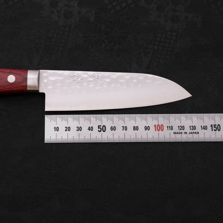 Santoku VG-1 Tsuchime Roter Westlicher Griff 135mm - Image 7