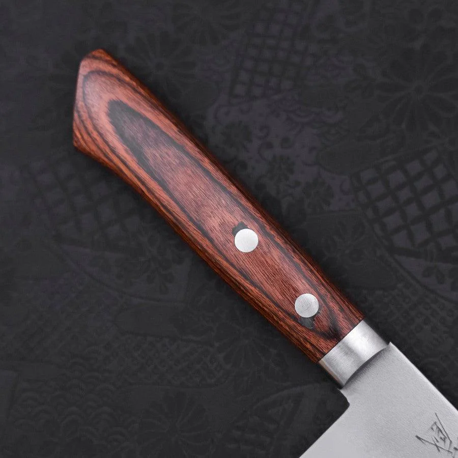 Santoku VG-1 Nashiji Roter Westlicher Griff 170mm - Image 6