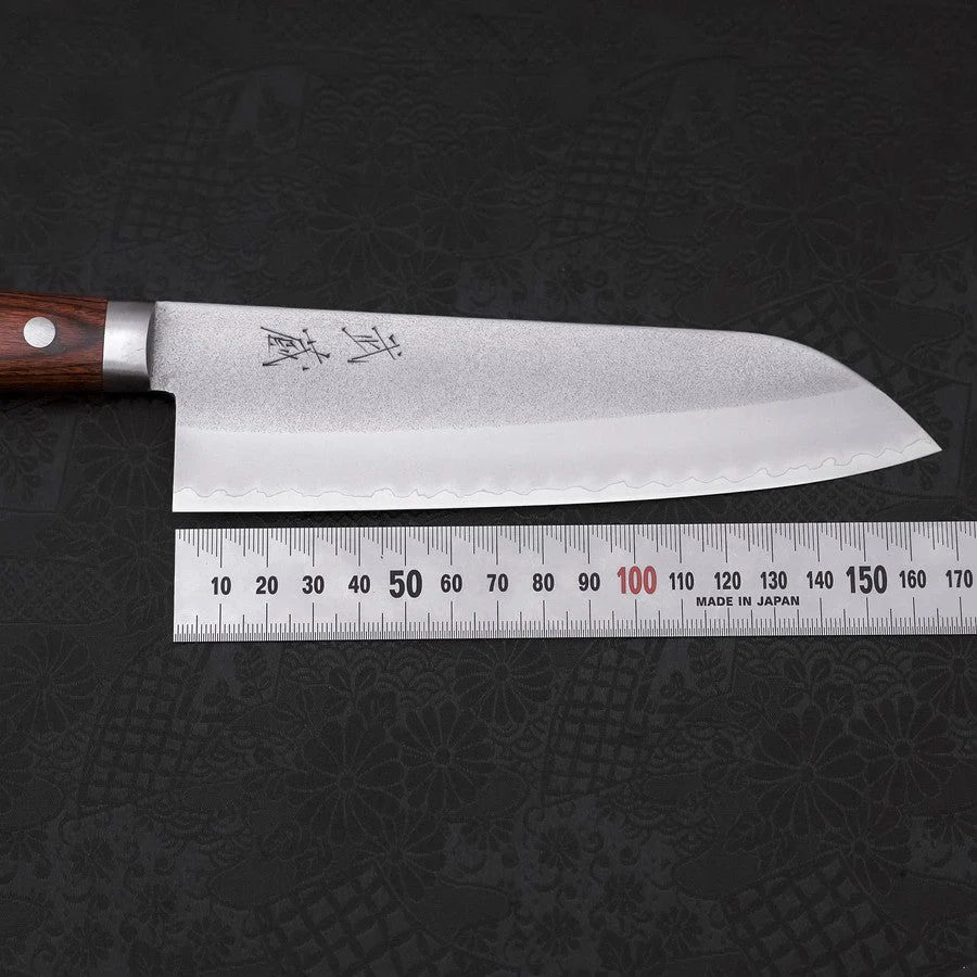 Santoku VG-1 Nashiji Roter Westlicher Griff 170mm - Image 7