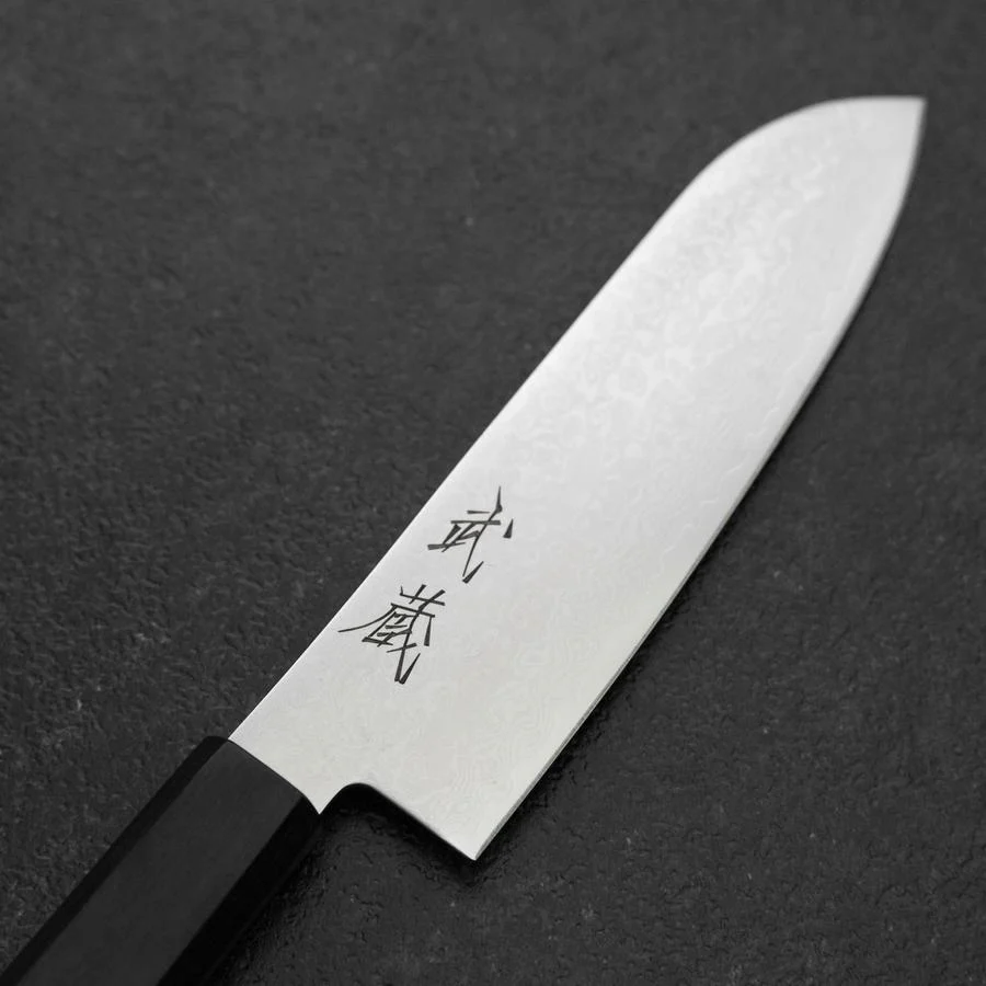 Santoku VG-10 Damast Rosenholz Griff 130mm - Image 3