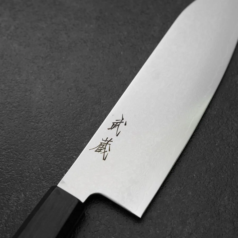 Santoku VG-10 Damast Rosenholz Griff 170mm - Image 3