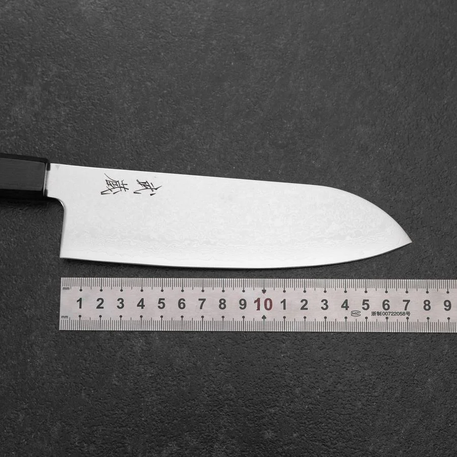Santoku VG-10 Damast Rosenholz Griff 170mm - Image 7