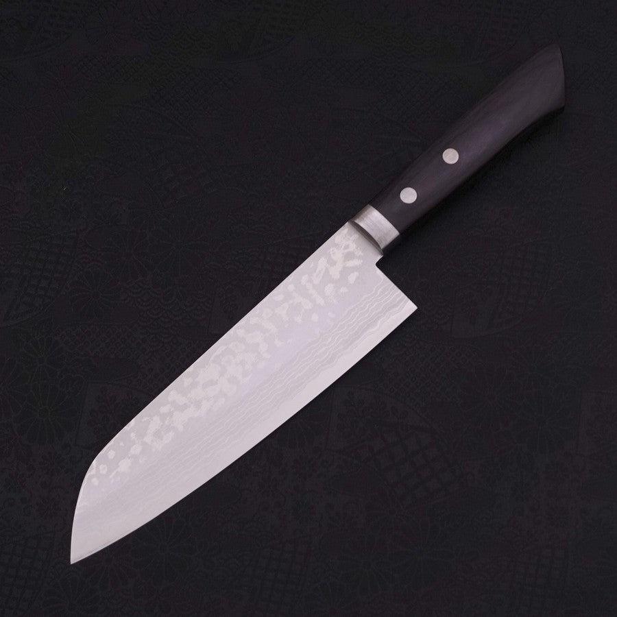 Santoku VG-10 Damast Schwarzer Westlicher Griff 170mm - Image 2