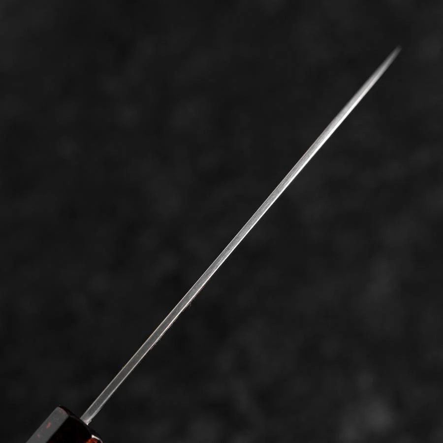 Santoku VG-10 Damast Yamanaka Roter Urushi Griff 130mm - Image 5