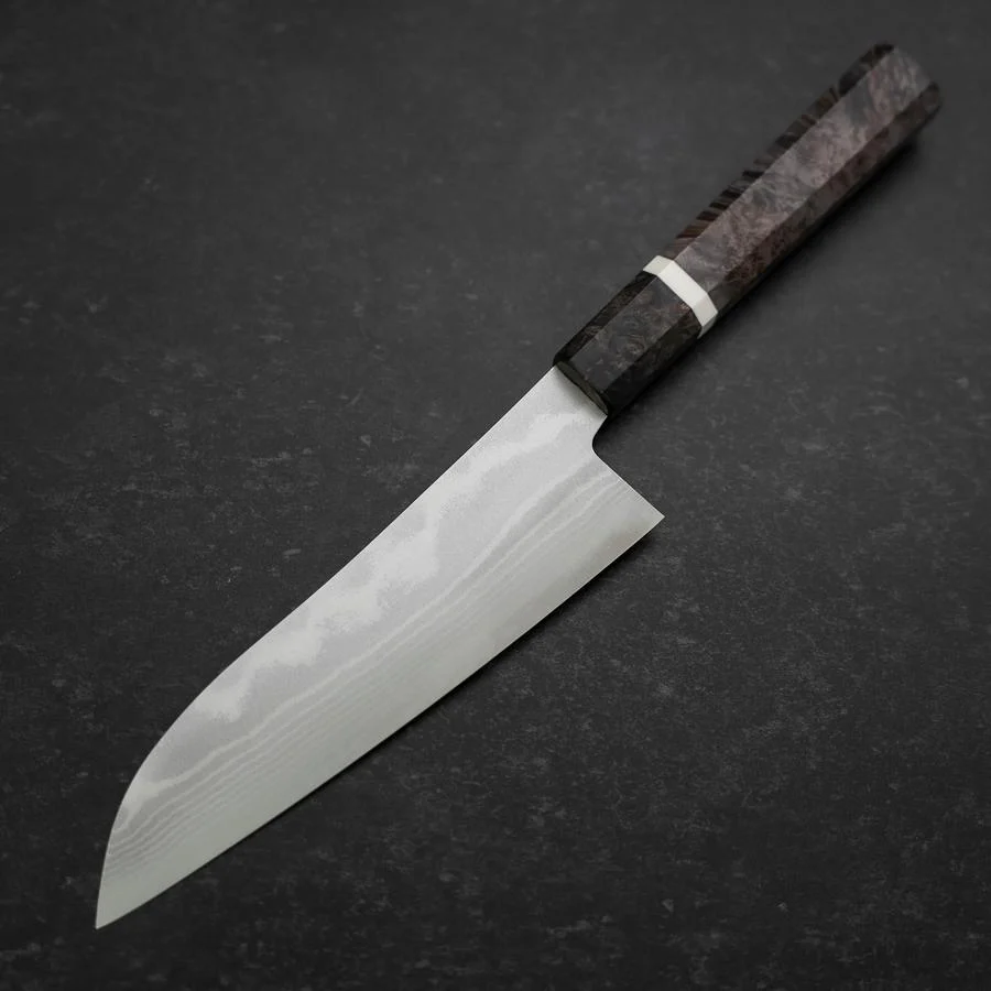 Santoku VG-10 Damast Ahornholz Griff 180mm - Image 2