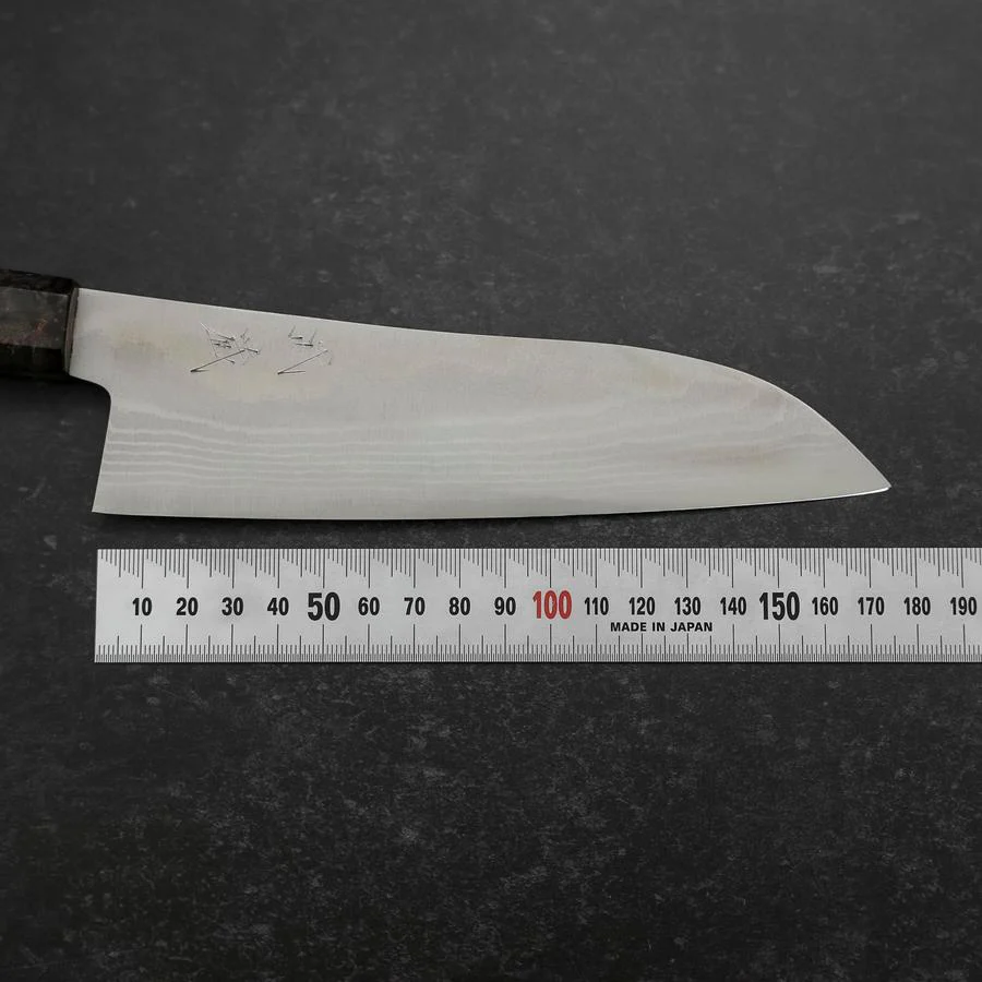 Santoku VG-10 Damast Ahornholz Griff 180mm - Image 7