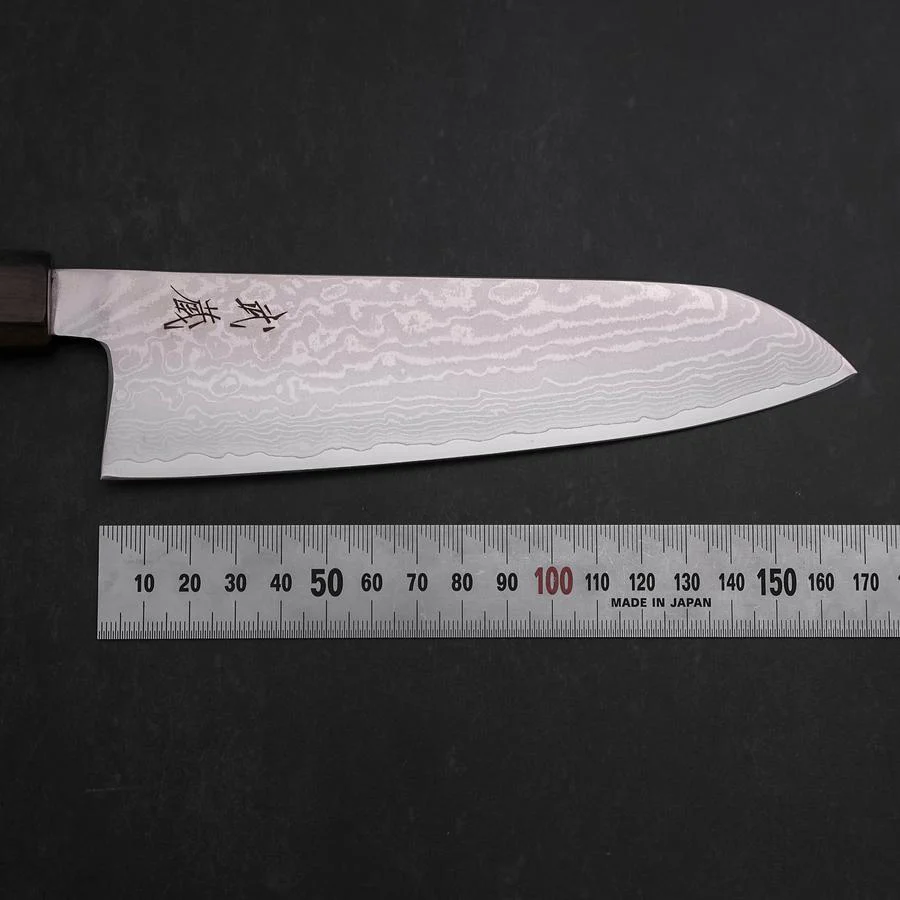 Santoku VG-10 Damast Eschenholz Griff 165mm - Image 7