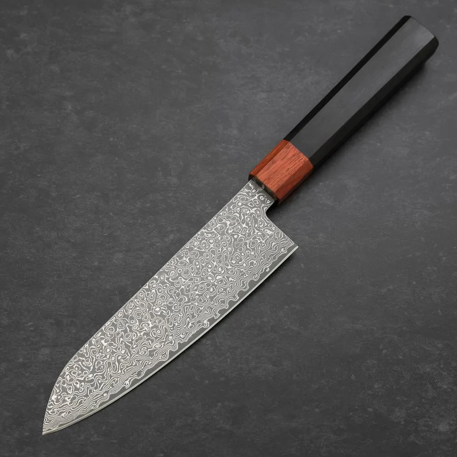 Santoku VG-10 Damast Rosen-und Ebenholz Griff 165mm - Image 2