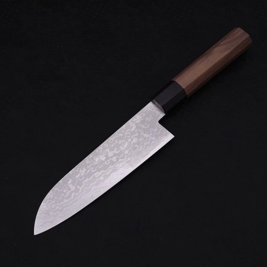 Santoku VG-10 Damast Walnussholz Griff 165mm - Image 2