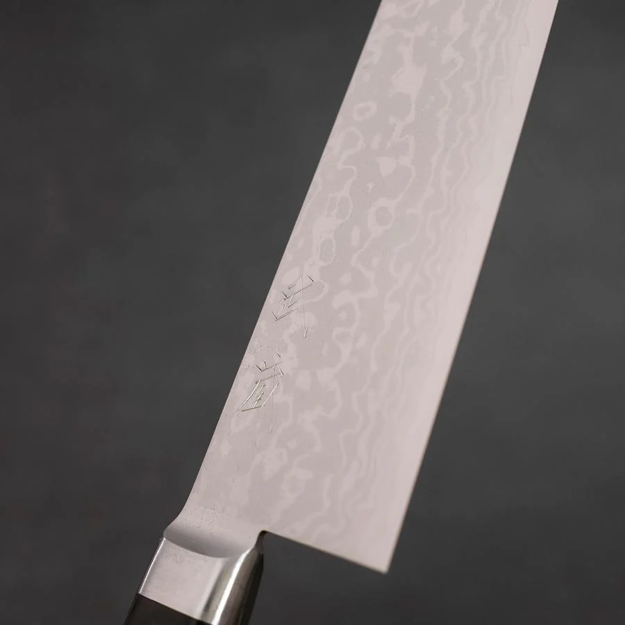 Santoku VG-10 Damast Schwarzer Westlicher Griff 170mm - Image 3