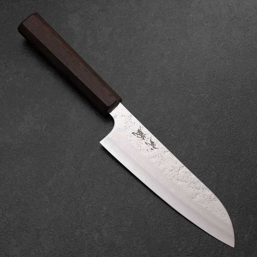Santoku VG-10 Nashiji Wenge Griff 165mm