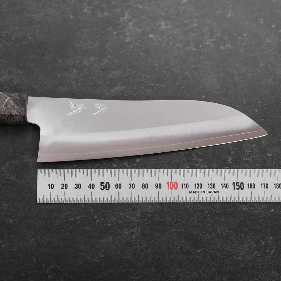 Santoku VG-10 Poliert Marmorierter Ahornholz Griff 180mm - Image 7