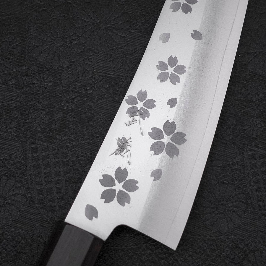 Santoku VG-10 Poliert Sakura Ebenholz Griff 175mm - Image 3