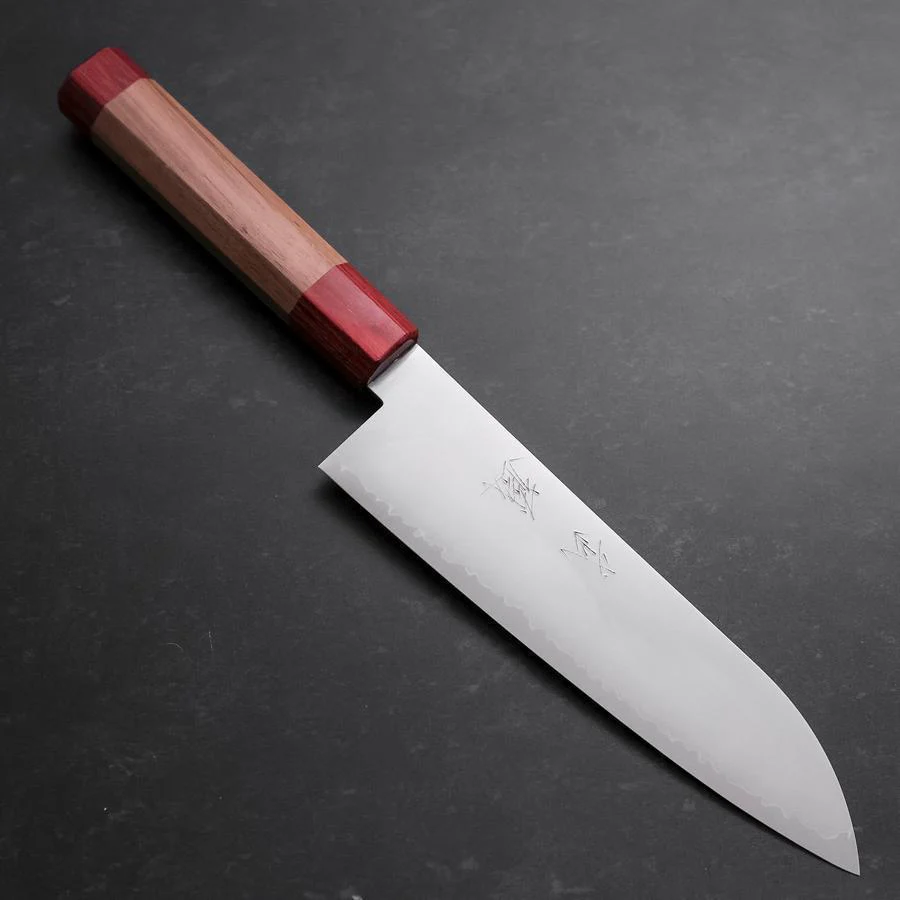 Santoku VG-10 Poliert Roter Walnussholz Griff 180mm