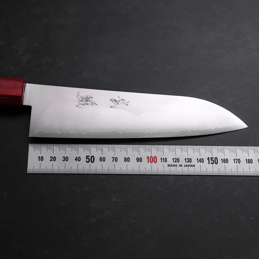 Santoku VG-10 Poliert Roter Walnussholz Griff 180mm - Image 7