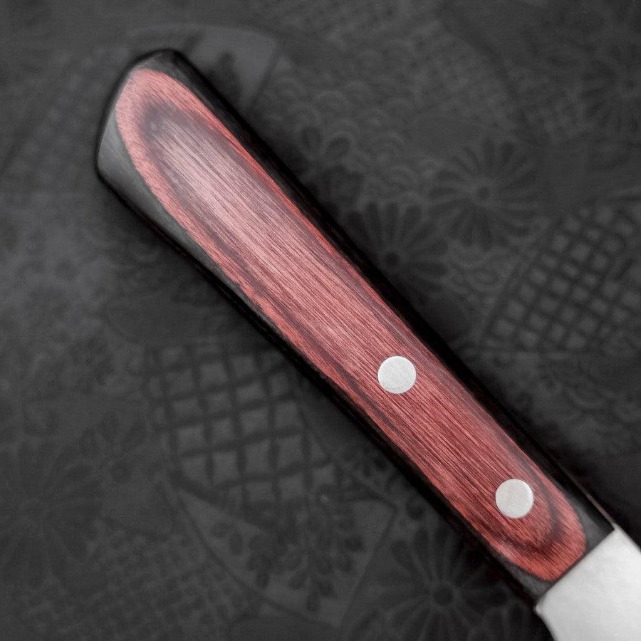Santoku VG-10 Poliert Rot-Schwarzer Westlicher Griff 150mm - Image 6
