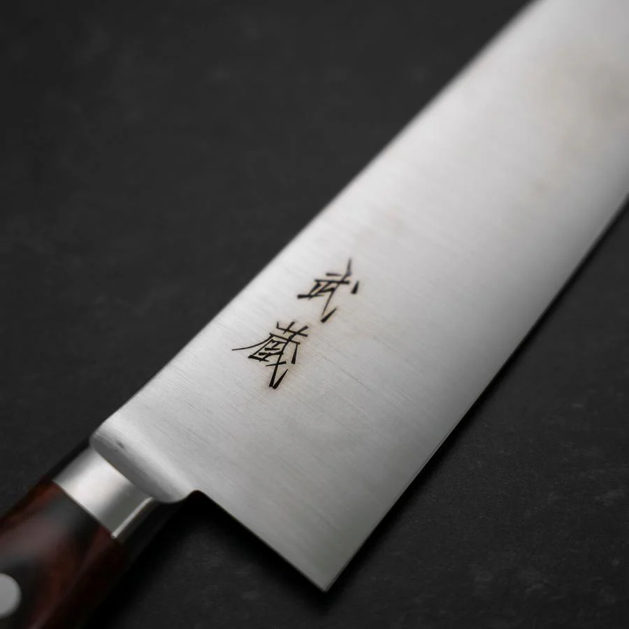 Santoku VG-10 Poliert Westlicher Mahagoni Griff 180mm - Image 3