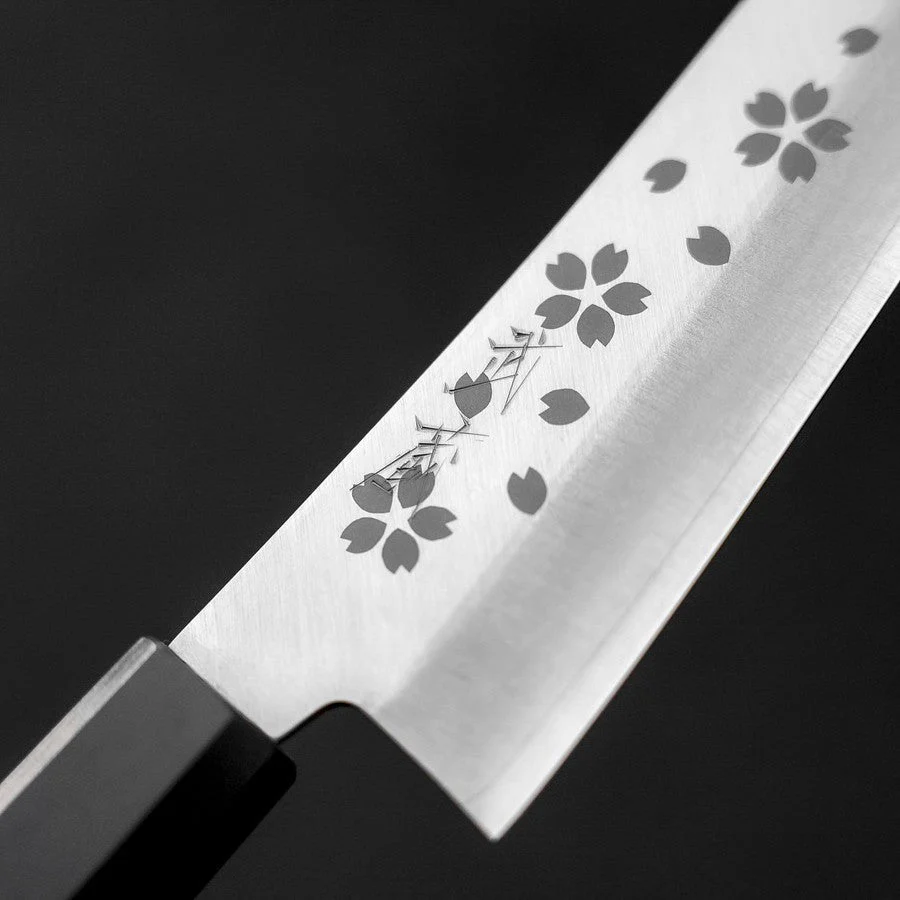 Santoku VG-10 Poliert Kirschholz Griff 160mm - Image 3