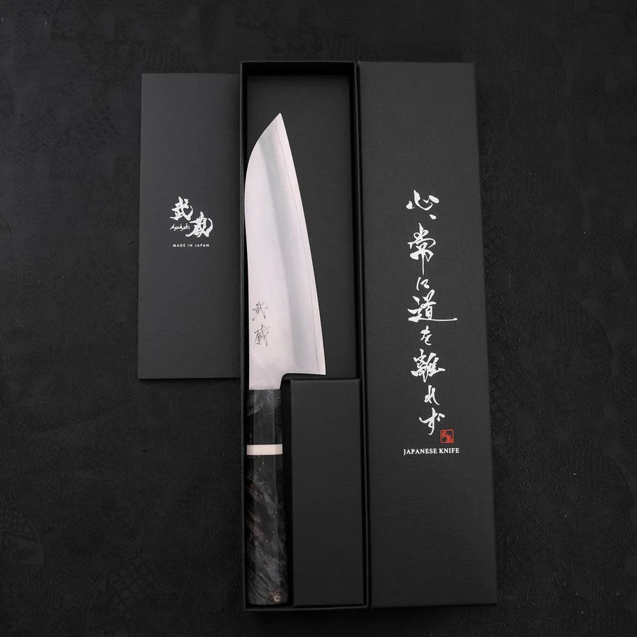 Santoku VG-10 Poliert Kirschholz Griff 175mm - Image 8