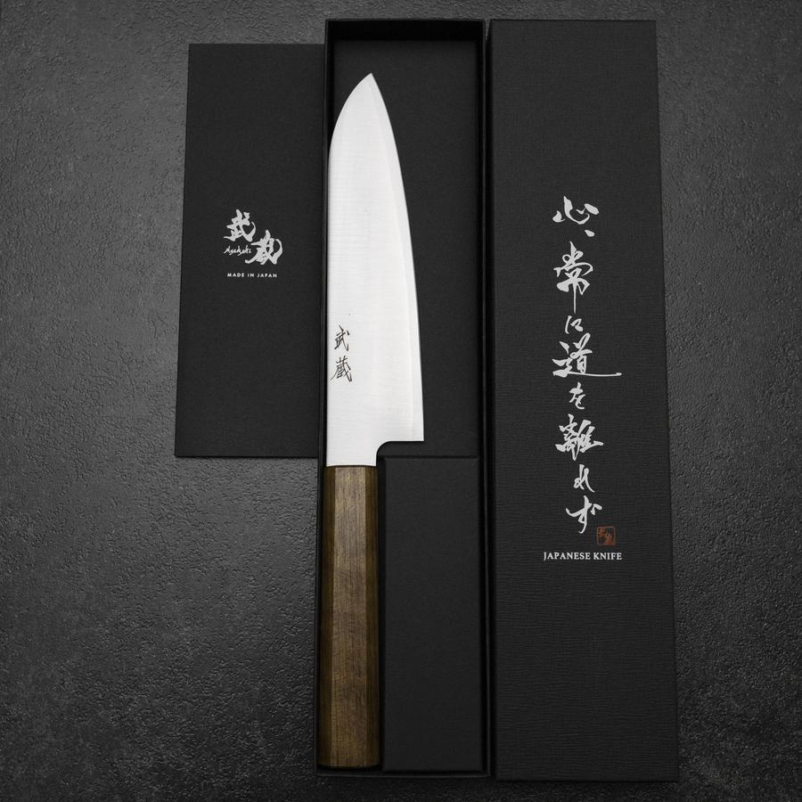 Santoku VG-10 Poliert Ovangkol Griff 180mm - Image 7