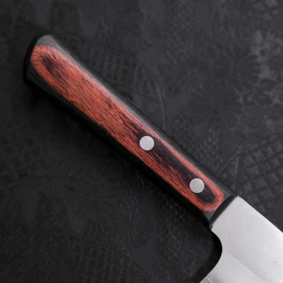 Santoku VG-10 Poliert Schwarz-Brauner Westlicher Griff 170mm - Image 6