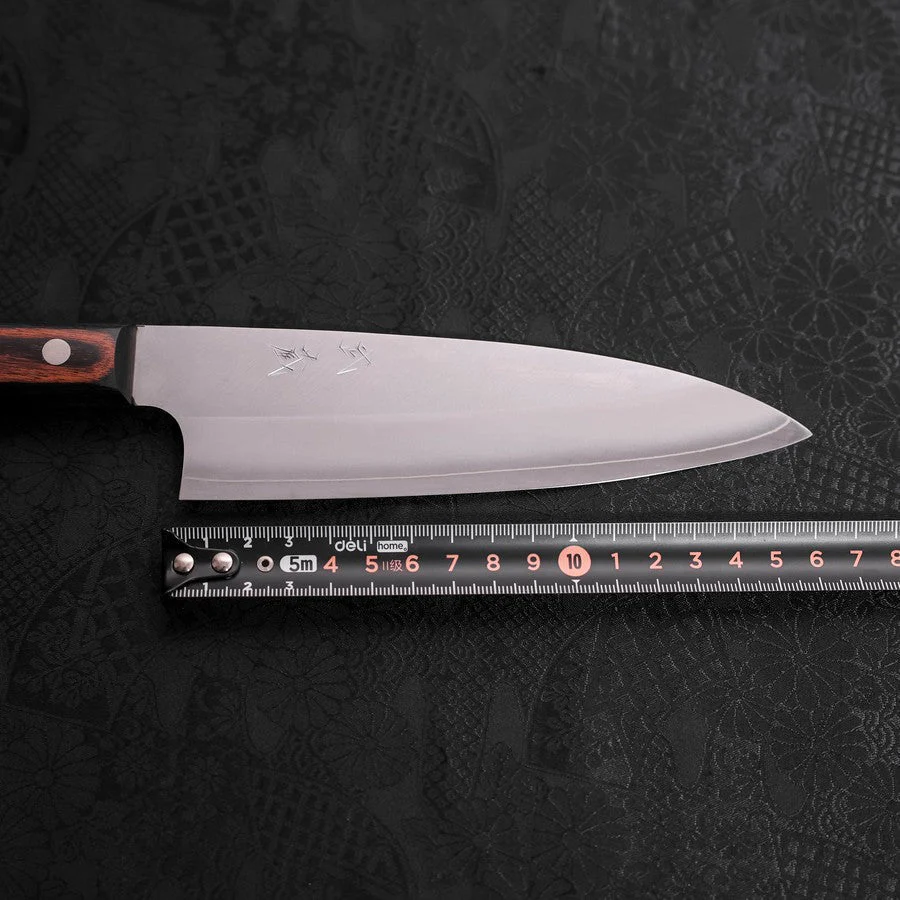 Santoku VG-10 Poliert Schwarz-Brauner Westlicher Griff 170mm - Image 7