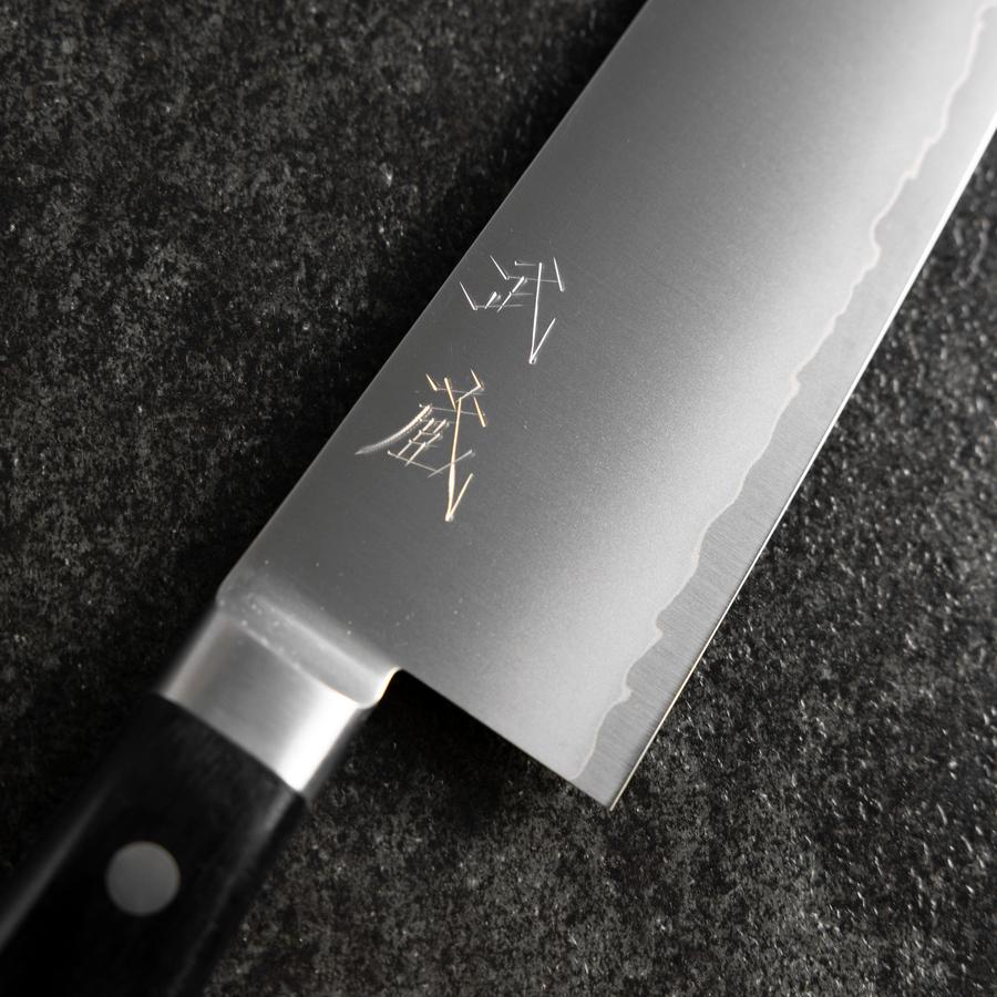 Santoku VG-10 Poliert Schwarzer Westlicher Griff 170mm - Image 3