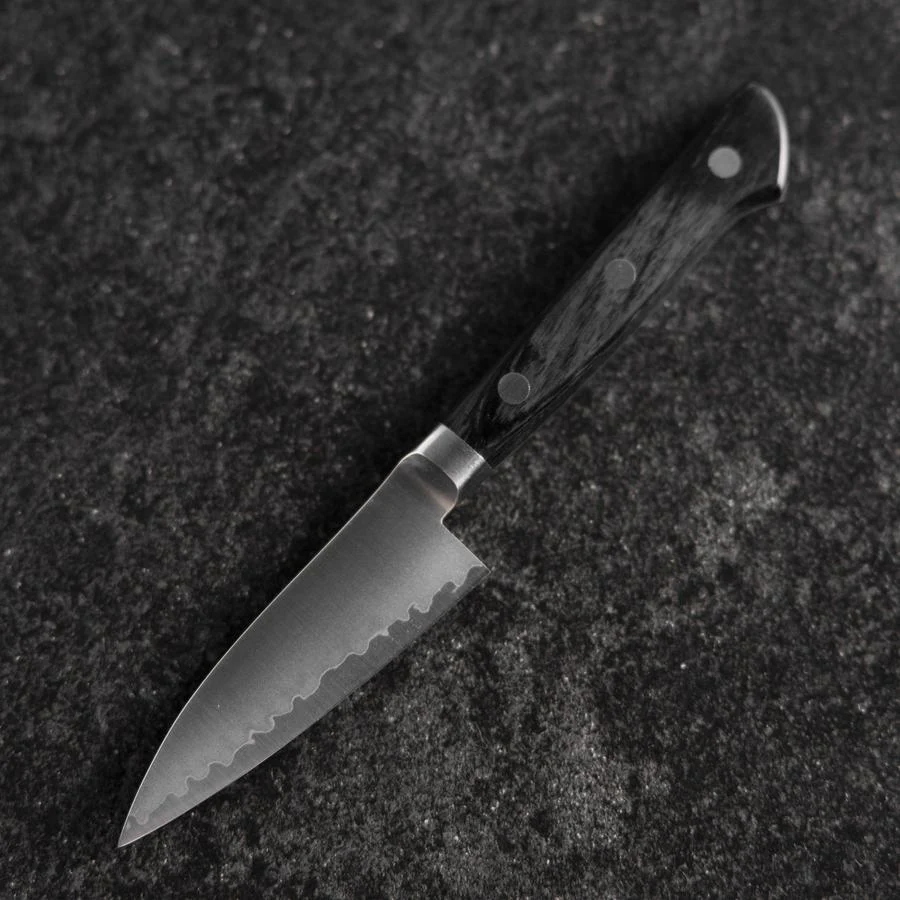 Schälmesser VG-10 Poliert Schwarzer Westlicher Griff 80mm - Image 2