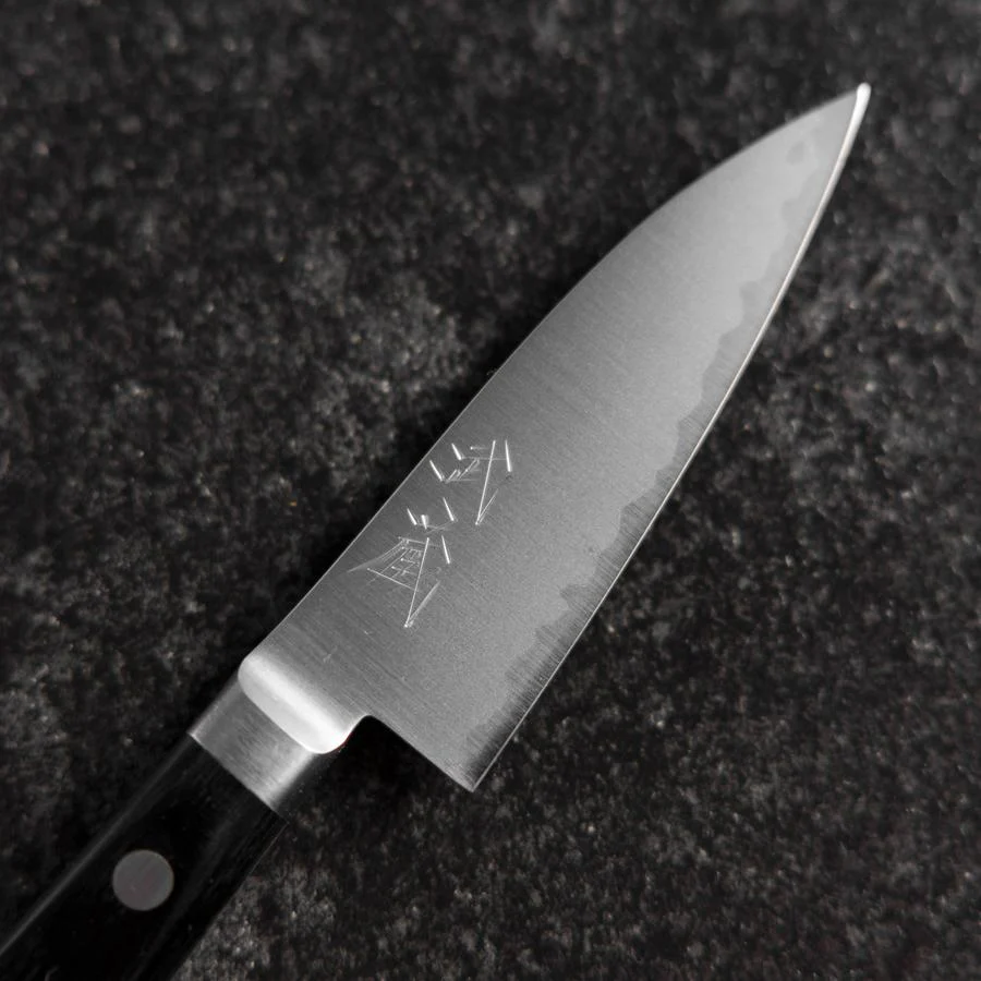 Schälmesser VG-10 Poliert Schwarzer Westlicher Griff 80mm - Image 3