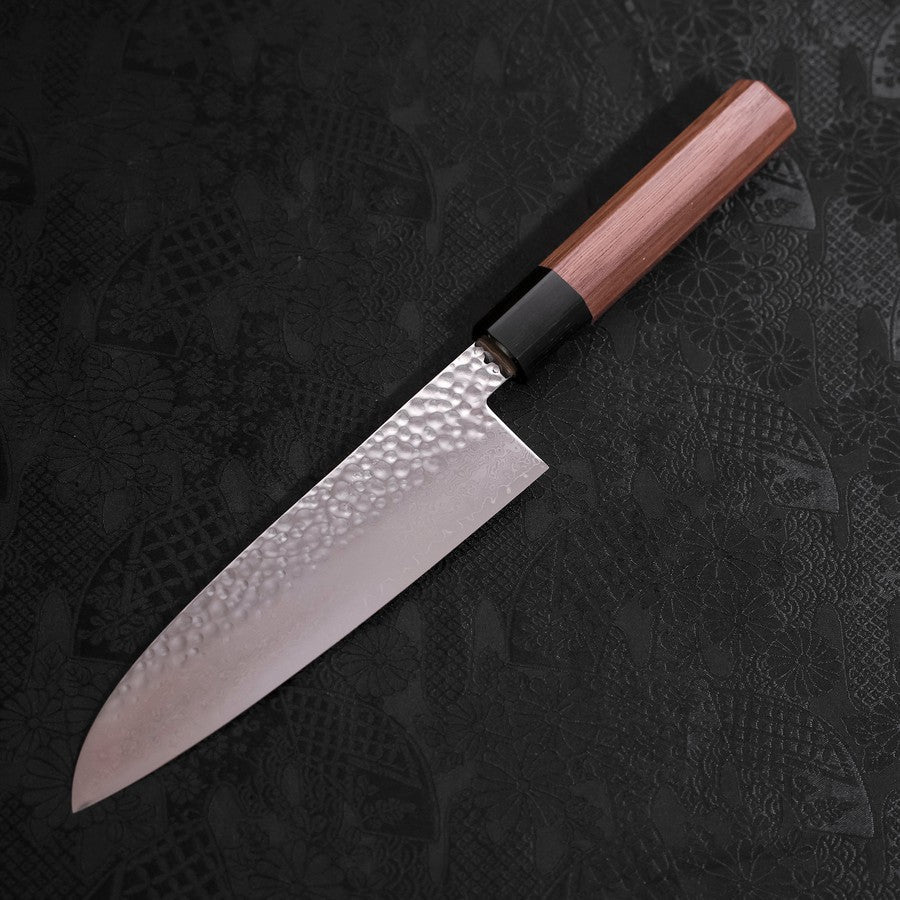 Santoku VG-10 Tsuchime Damast Walnussholz Griff 165mm - Image 2