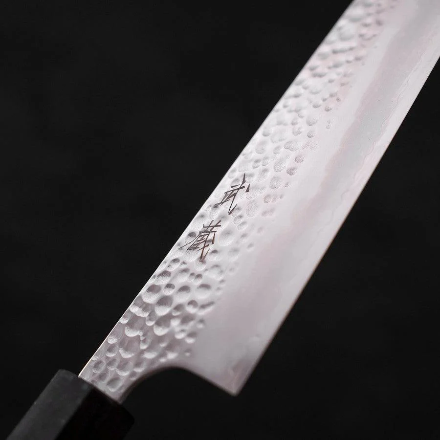 Santoku VG-10 Tsuchime Ebenholz Griff 180mm - Image 3