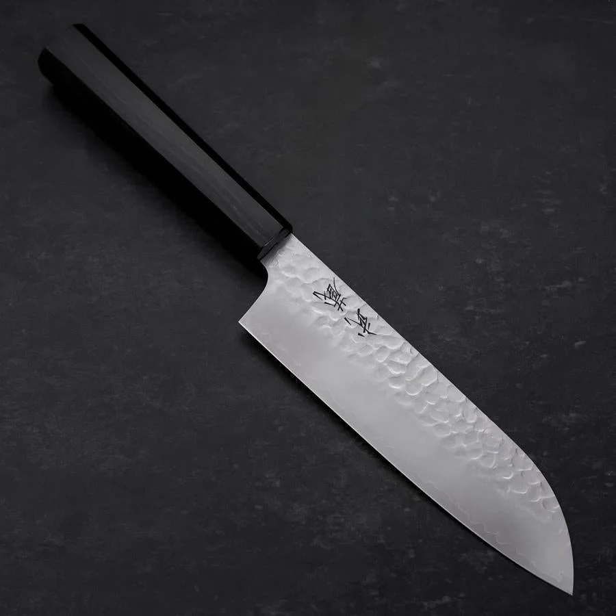 Santoku VG-10 Tsuchime Ebenholz Griff 165mm