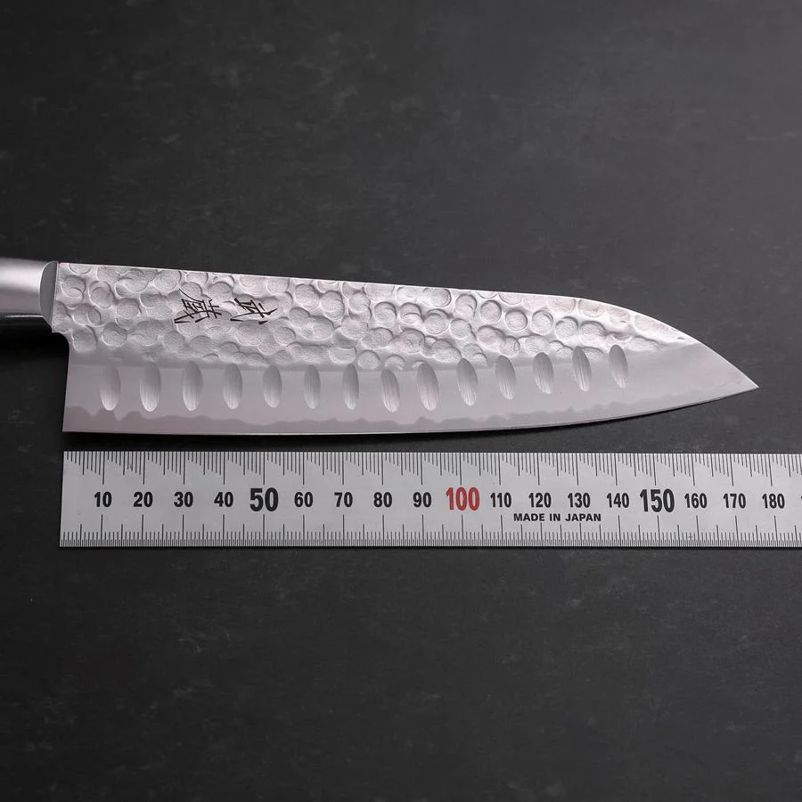 Santoku VG-10 Tsuchime Mahagoni Griff 175mm - Image 7