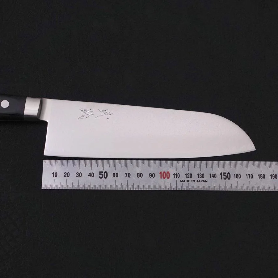 Santoku VG-5 Damast Schwarzer Westlicher Griff 175mm - Image 7