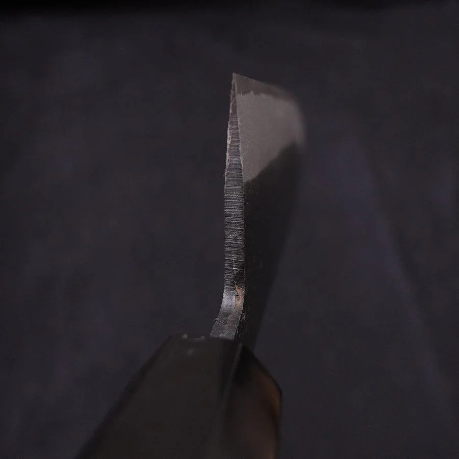 Santoku White Steel #2 Kurouchi Chokin "Adler" Büffelhorn und Ebenholz Griff 170mm - Image 5