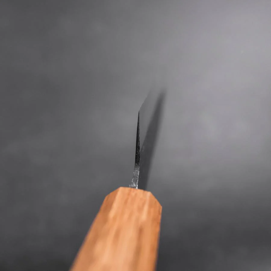 Santoku White Steel #2 Kurouchi Yaki Urushi Griff 165mm - Image 4