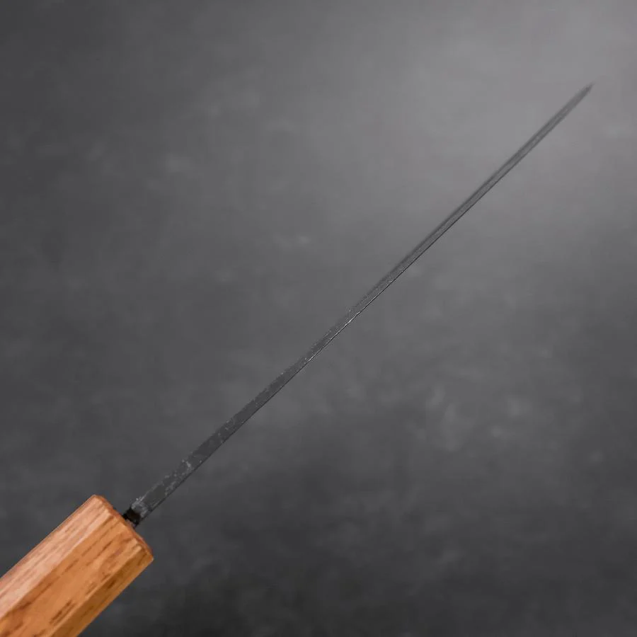Santoku White Steel #2 Kurouchi Yaki Urushi Griff 165mm - Image 5