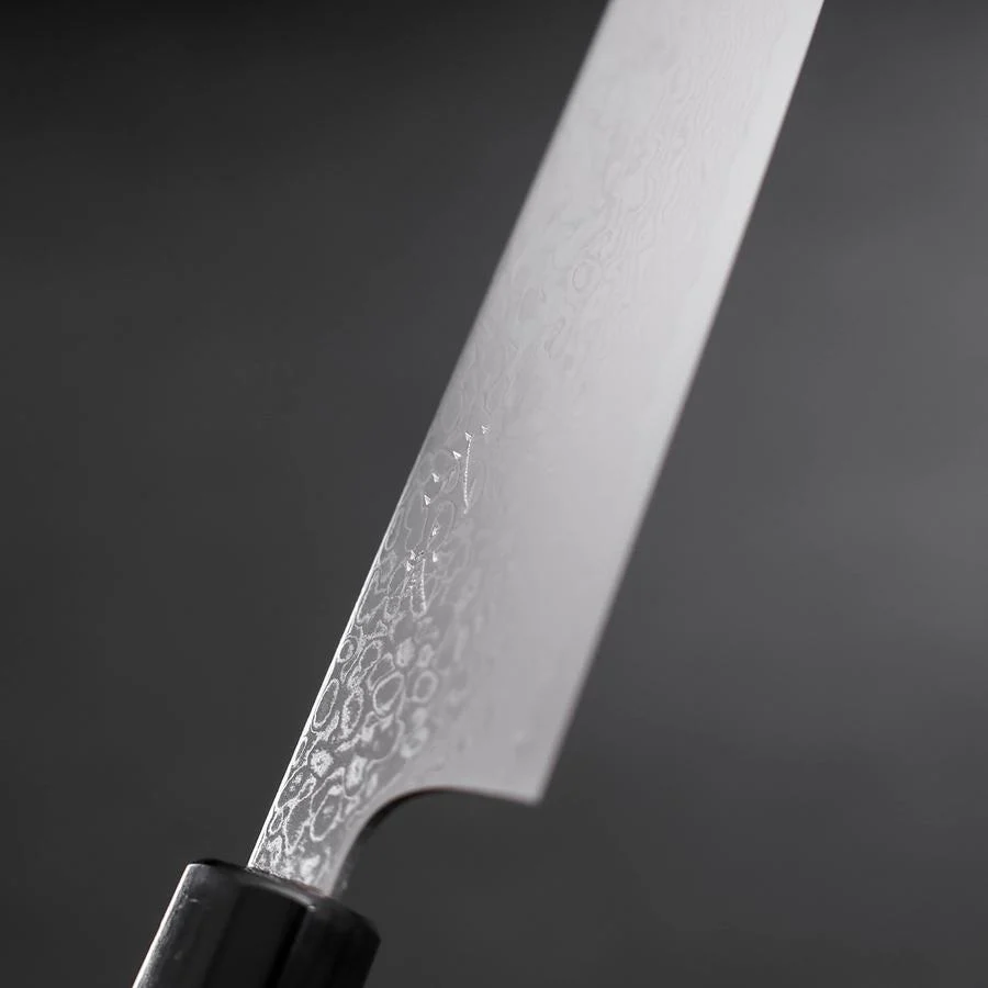 Santoku ZA-18 Damast Büffelhorn und Magnolienholz Griff 180mm - Image 3