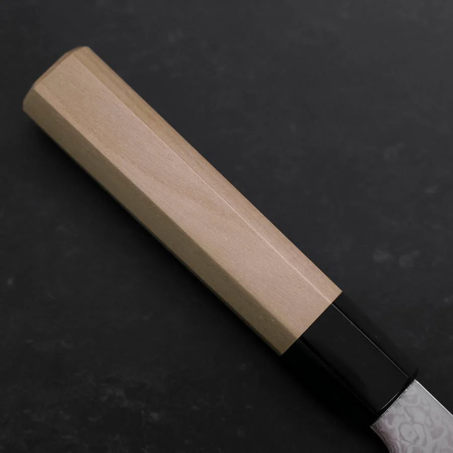 Santoku ZA-18 Damast Büffelhorn und Magnolienholz Griff 180mm - Image 6