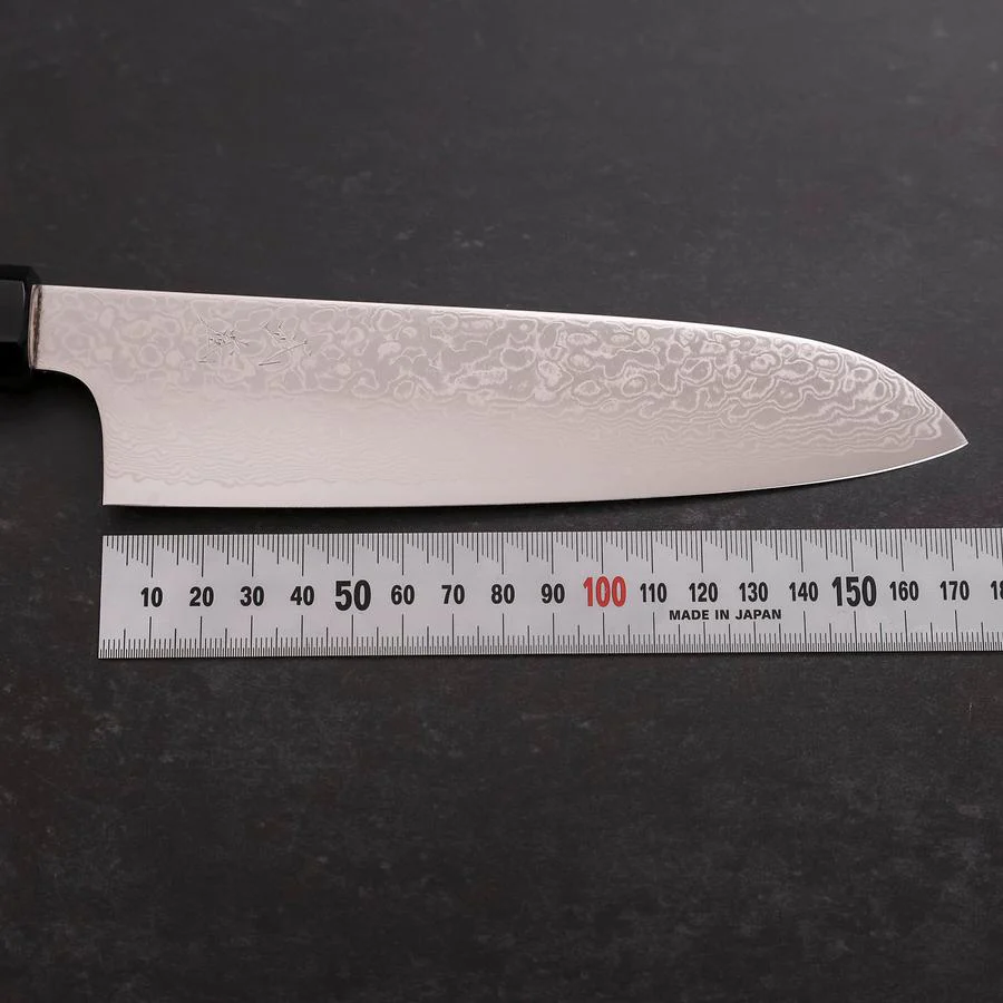 Santoku ZA-18 Damast Büffelhorn und Magnolienholz Griff 180mm - Image 7