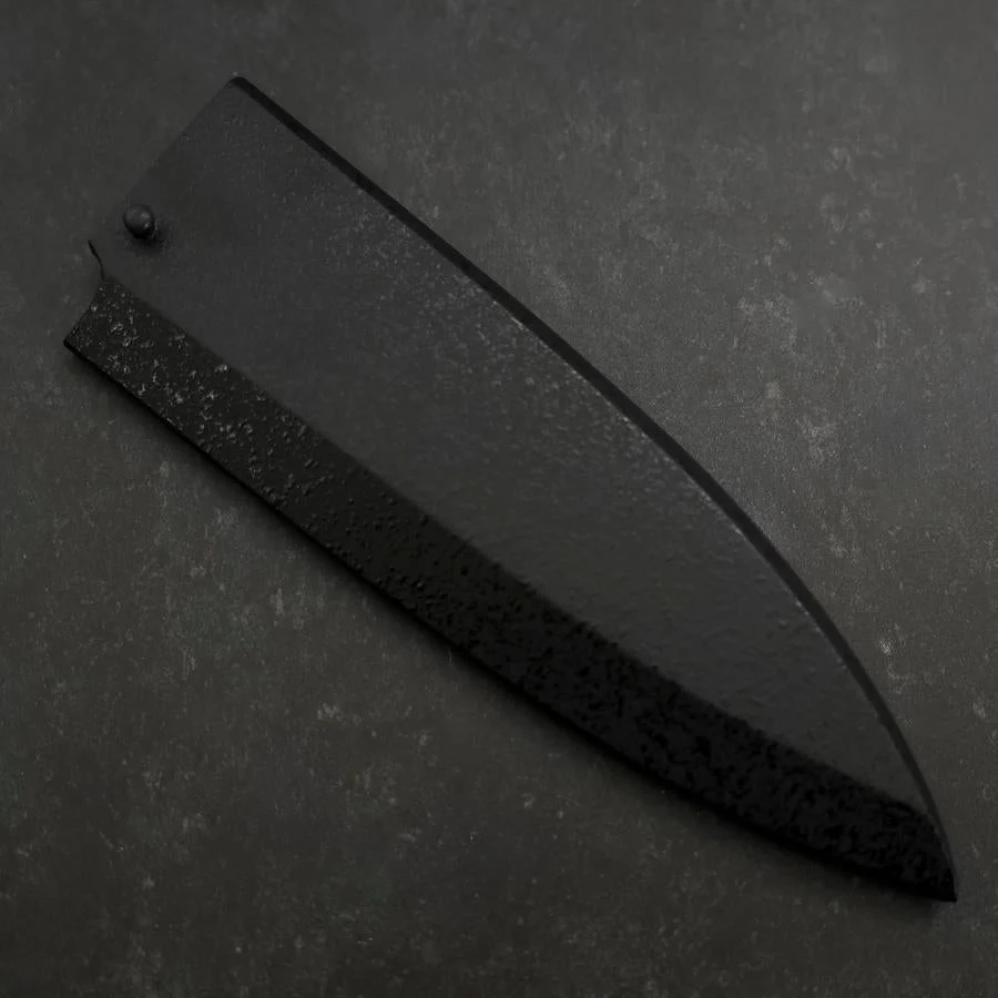 Schwarze Ishime Scheide für Deba mit Pin 180mm
