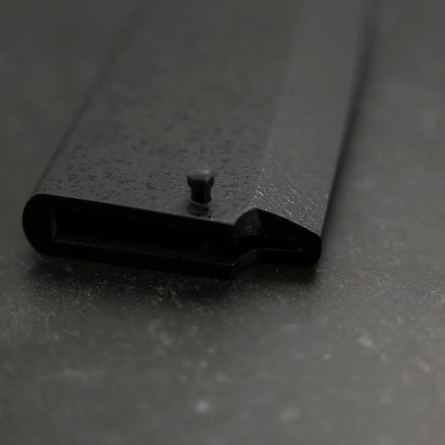 Schwarze Ishime Scheide für Deba mit Pin 180mm - Image 3