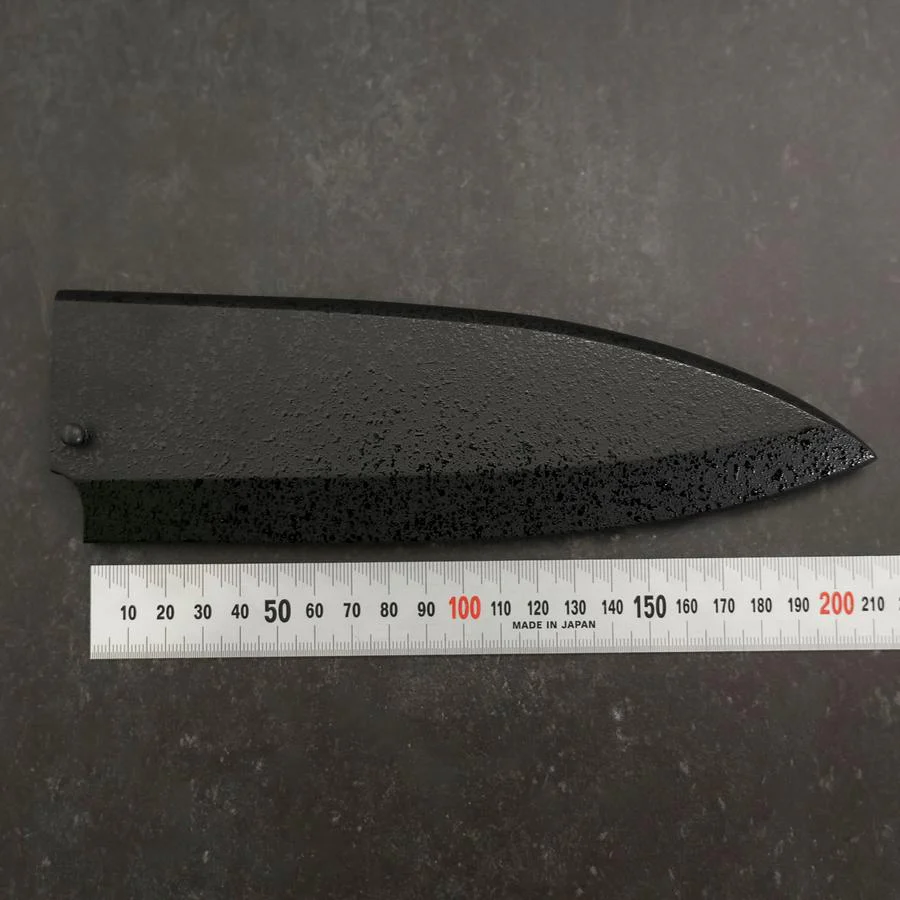 Schwarze Ishime Scheide für Deba mit Pin 180mm - Image 4