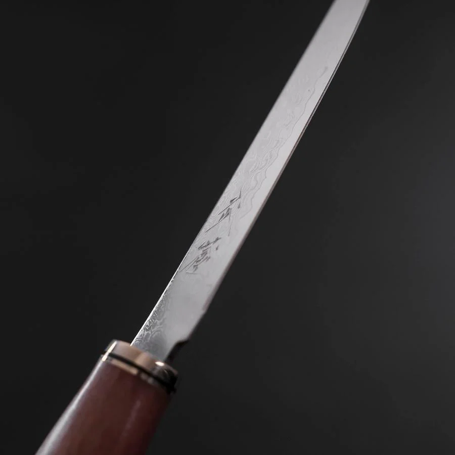Steakmesser VG-10 Damast Walnussholz Griff 115mm - Image 3