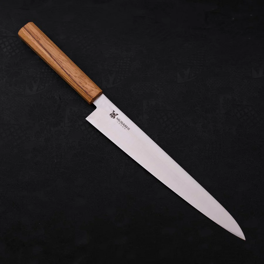Sujihiki AUS-10 Poliert Eichenholz Griff 240mm