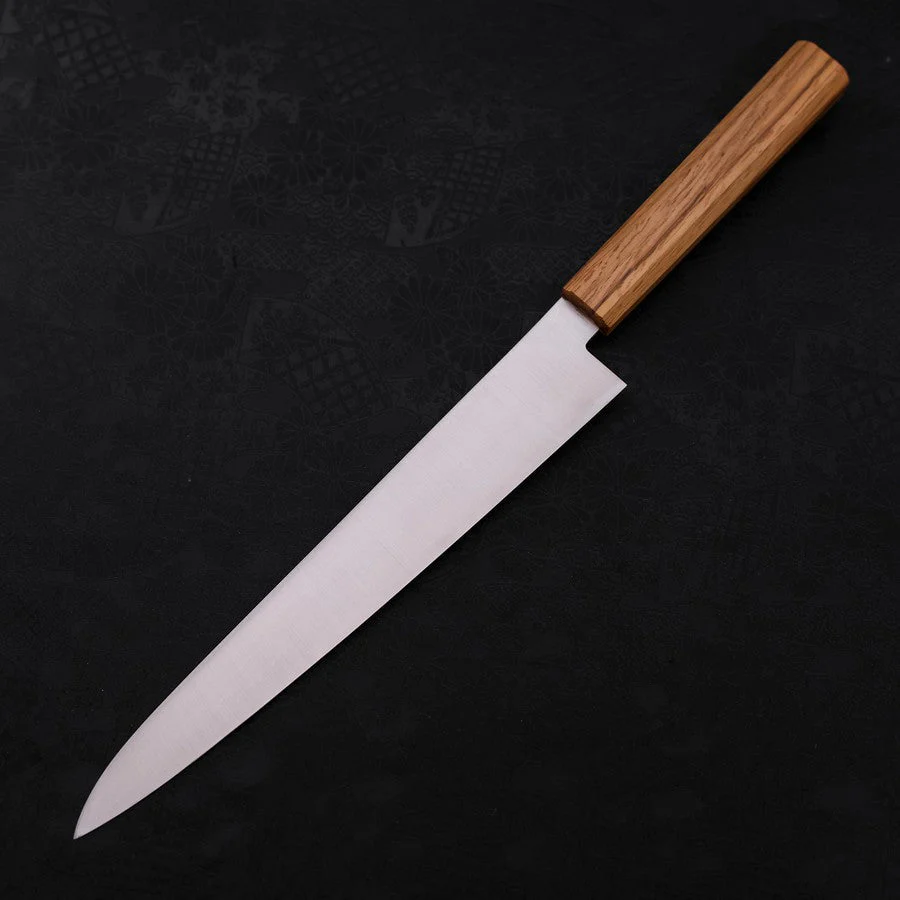 Sujihiki AUS-10 Poliert Eichenholz Griff 240mm - Image 2