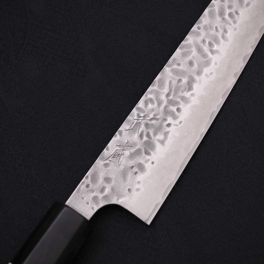 Sujihiki AUS-10 Tsuchime Damast Büffelhorn und Magnolienholz Griff 270mm - Image 3